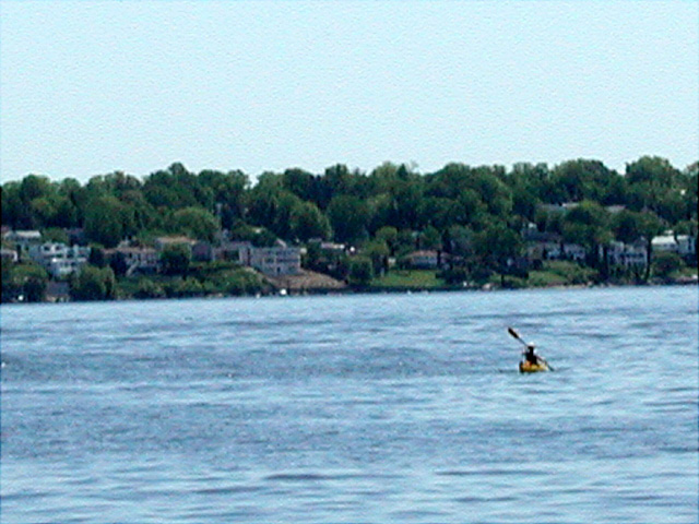 Kayaking on the Sound